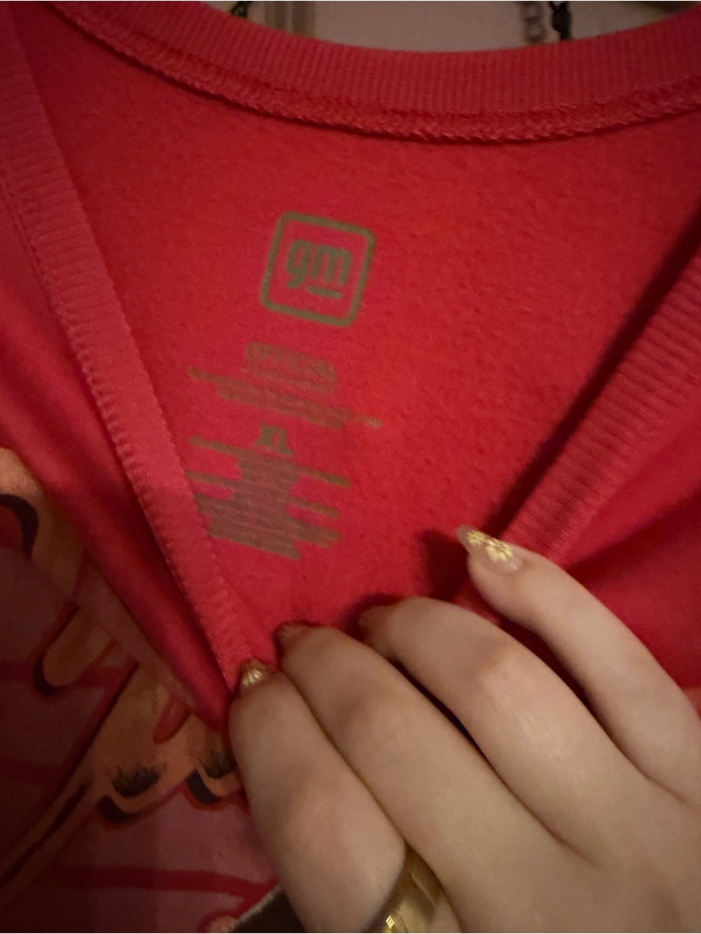 Red Camaro Graphic Pullover Sweatshirt - Picture 2 of 2